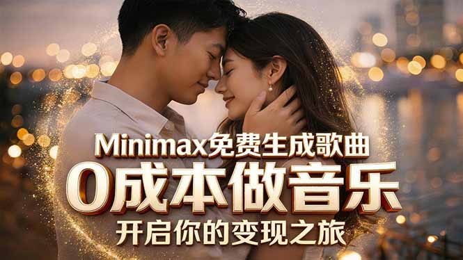 Minimax免费生成歌曲实测！0成本做音乐，说唱流行Lofi一键生成-weichuangqy