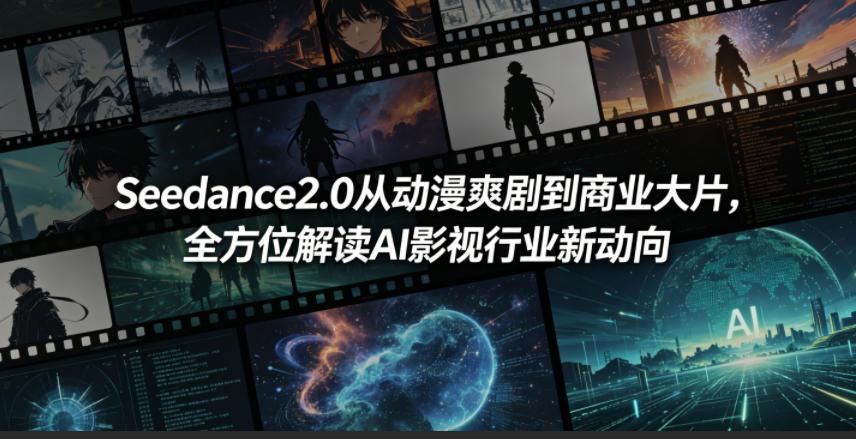 Seedance2.0从动漫爽剧到商业大片，全方位解读AI影视行业新动向-weichuangqy