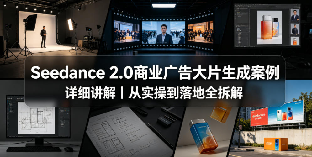 Seedance 2.0商业广告大片生成案例详细讲解｜从实操到落地全拆解-weichuangqy