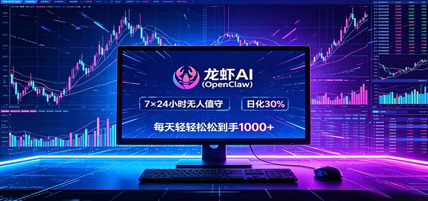 龙虾AI(OpenClaw)全自动挂机，智能操控电脑高效执行任务，每天轻松到手四位数-weichuangqy