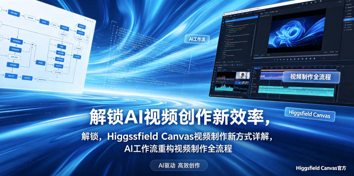 解锁AI视频创作新效率，Higgsfield Canvas视频制作新方式详解，AI工作流重构视频制作全流程-weichuangqy