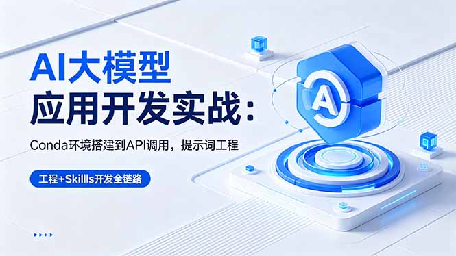 AI 大模型应用开发实战：Conda环境搭建到API调用，提示词工程+Skills开发全链路-weichuangqy