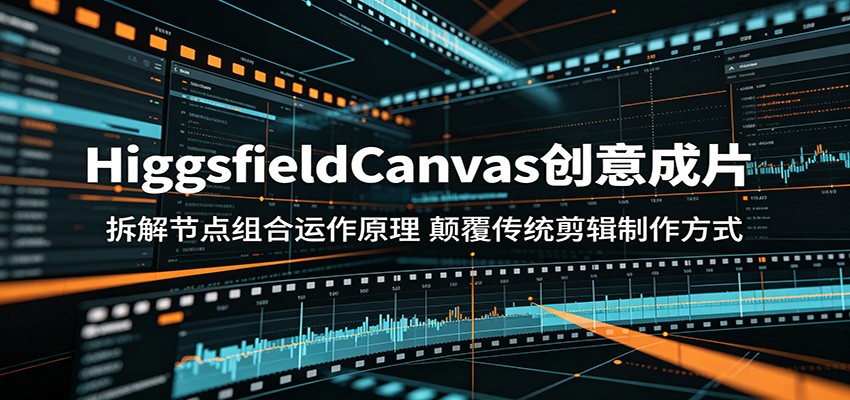 HiggsfieldCanvas创意成片：拆解节点组合运作原理，颠覆传统剪辑制作方式-weichuangqy