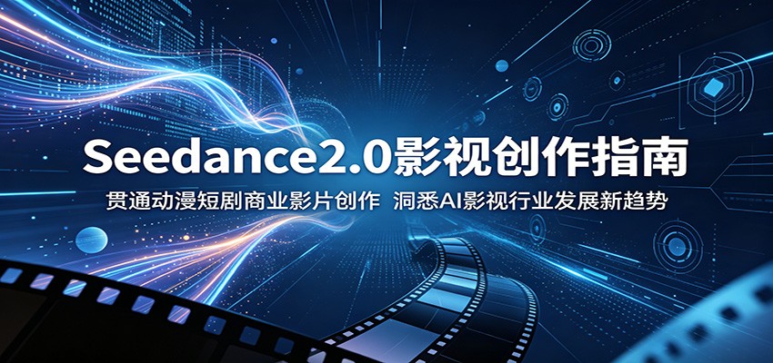 Seedance2.0影视创作指南：贯通动漫短剧商业影片创作，洞悉AI影视行业发展新趋势-weichuangqy