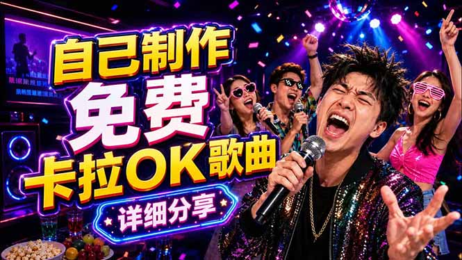 免费卡拉OK歌曲制作全攻略：音轨分离字幕制作，零基础快速做出专业K歌视频-weichuangqy