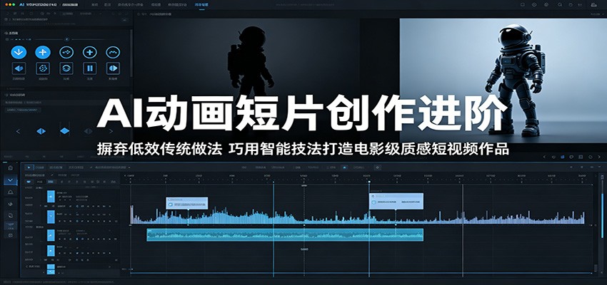 AI动画短片创作进阶：摒弃低效传统做法，巧用智能技法打造电影级质感短视频作品-weichuangqy