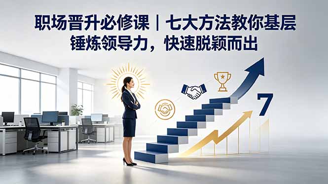 付费文章：职场晋升必修课｜七大方法教你基层锤炼领导力，快速脱颖而出-weichuangqy