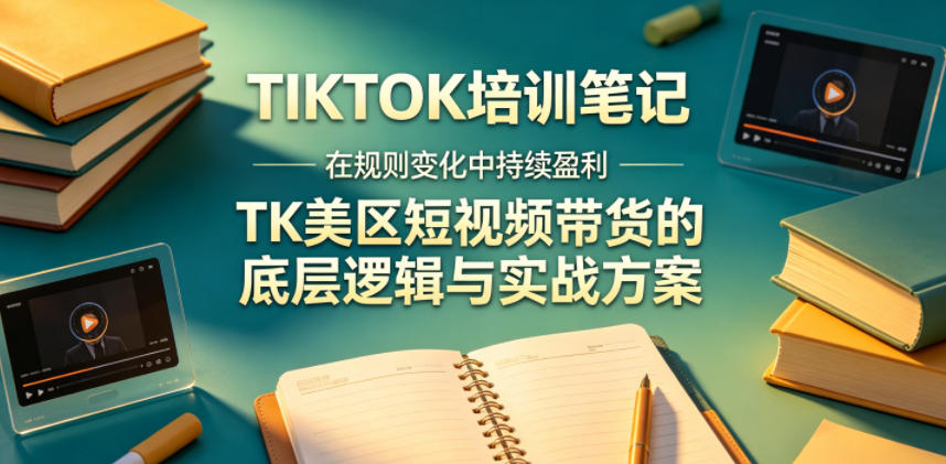 视界跨境TIKTOK4月17培训笔记，在规则变化中持续盈利，TK美区短视频带货的底层逻辑与实战方案【文档】-weichuangqy