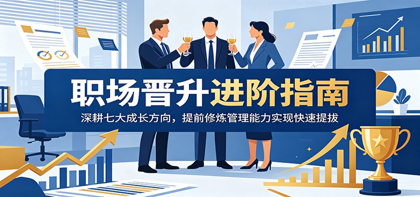 职场晋升进阶指南：深耕七大成长方向，提前修炼管理能力实现快速提拔-weichuangqy