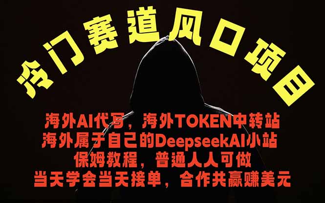 冷门赛道风口项目 海外AI代写！0成本运作完全免费！当天注册当天接单，接单接到手抽筋，无脑...-weichuangqy