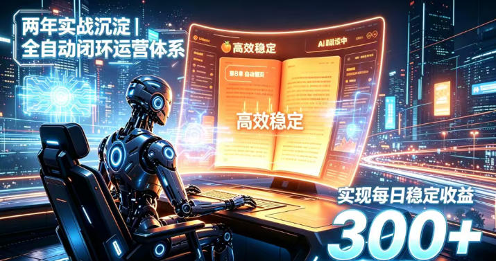两年实战沉淀|全自动闭环运营体系,实现每日稳定收益300+【揭秘】-weichuangqy