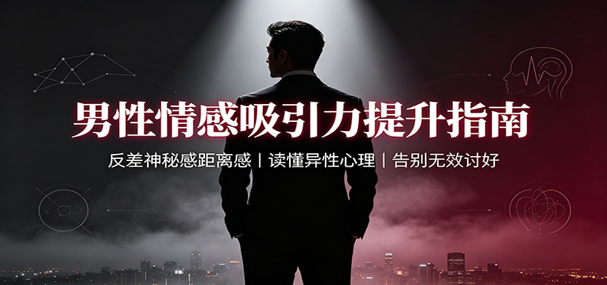 男性情感吸引力提升指南：反差神秘感距离感，读懂异性心理，告别无效讨好-weichuangqy