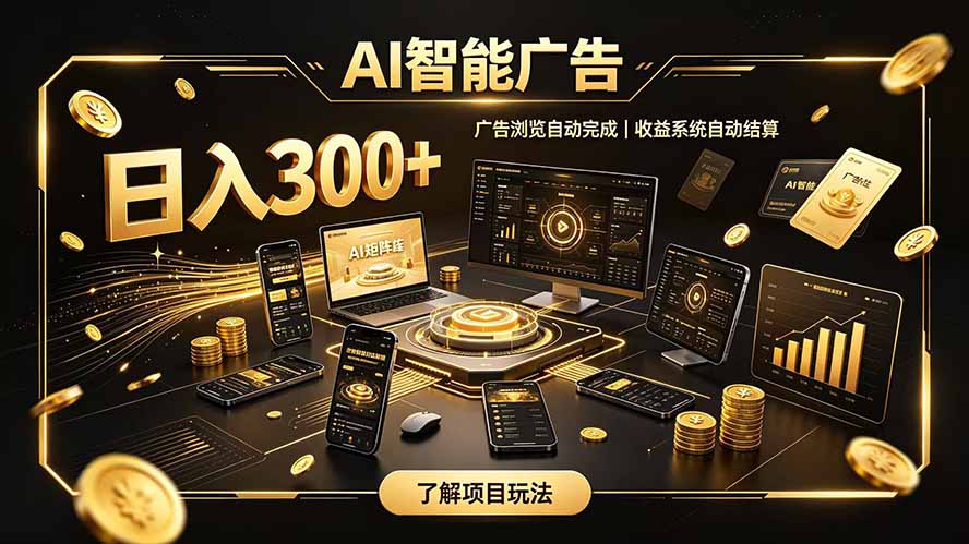 自研 AI 系统｜轻资产起步｜长期稳定收益｜宝妈 上班族轻轻松松日入300+-weichuangqy