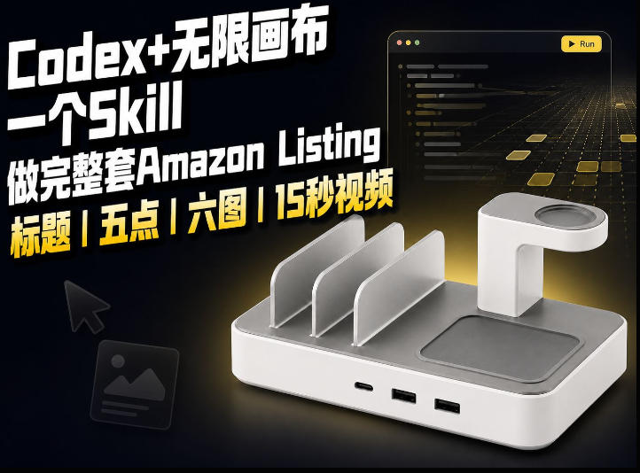 我用一个Codex Skill做完Amazon Listing：标题、五点、六图和视频全流程-weichuangqy