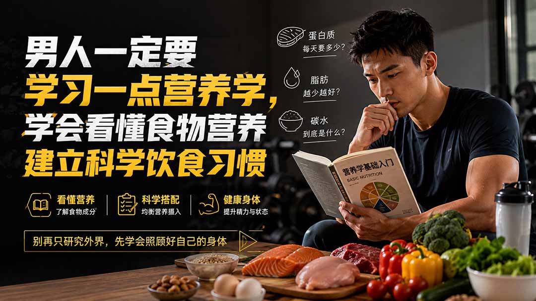 付费文章：男人一定要学习一点营养学，学会看懂食物营养建立科学饮食习惯-weichuangqy