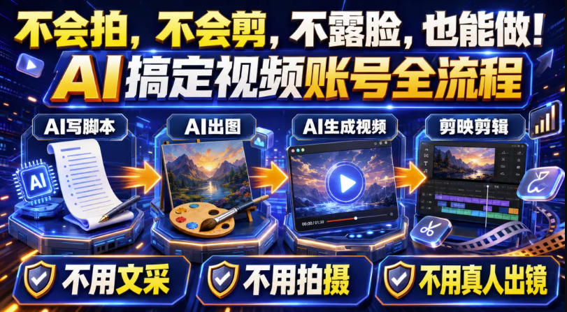 AI短视频起号实战项目，用AI做视频起号，45天涨粉12W，一条广告8.5k，广告接到手软，引流、变现两不误！-weichuangqy