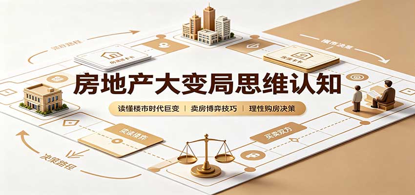 房地产大变局思维认知：读懂楼市时代巨变，卖房博弈技巧，理性购房决策-weichuangqy