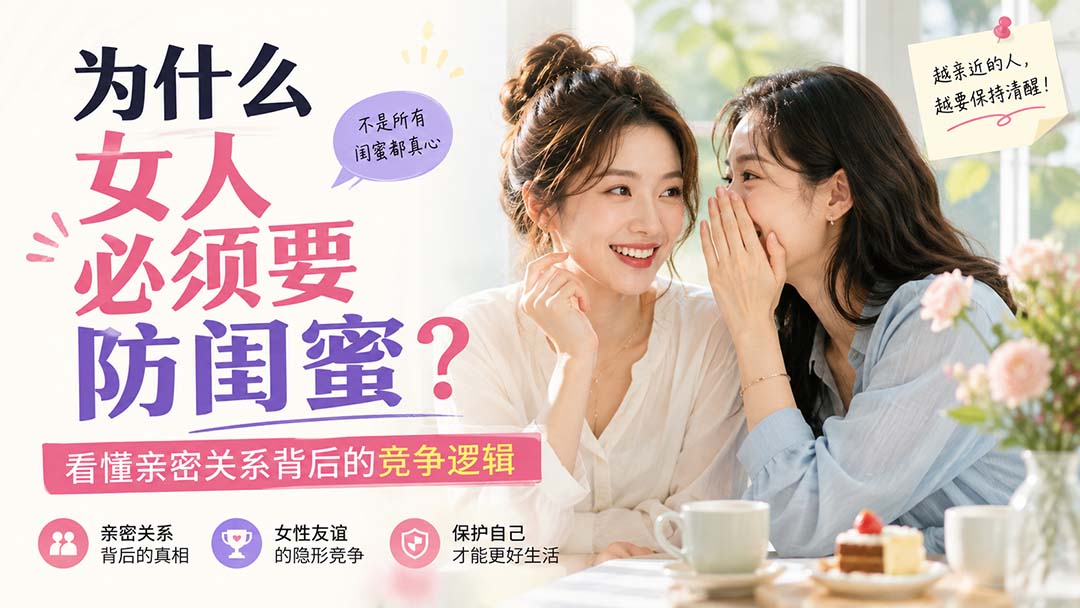付费文章：为什么女人必须要防闺蜜？看懂亲密关系背后的竞争逻辑-weichuangqy