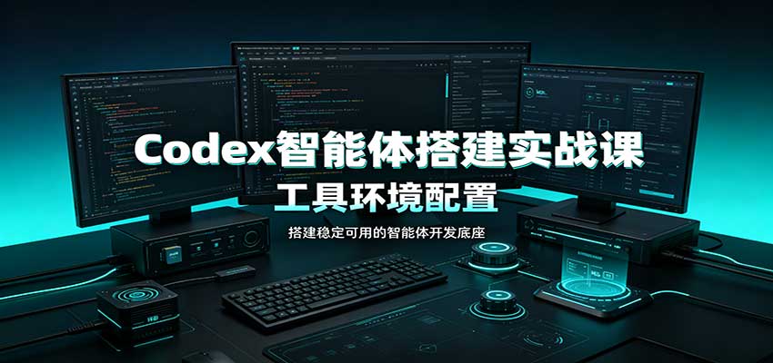 Codex智能体搭建实战课：工具环境配置，自定义技能开发，多业务自动化教学-weichuangqy
