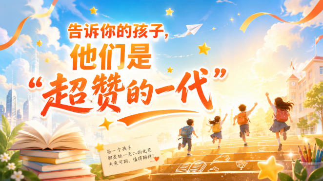 某付费社群专属文章：告诉你的孩子，他们是“超赞的一代”。-weichuangqy