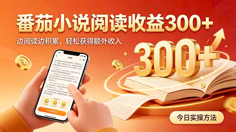 全自动番茄挂机玩法，日入300+边阅读边积累，轻松获得额外收入-weichuangqy