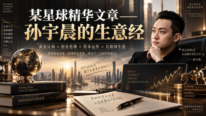 某星球精华文章——孙宇晨的生意经-weichuangqy