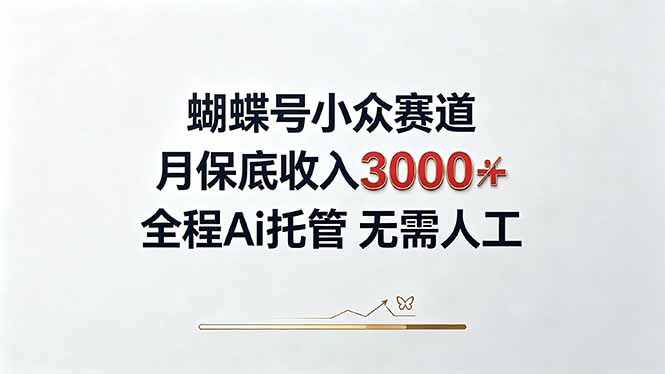 视频号小众领域，月收入3000+， 全程Ai托管操作  新人2天学会！-weichuangqy