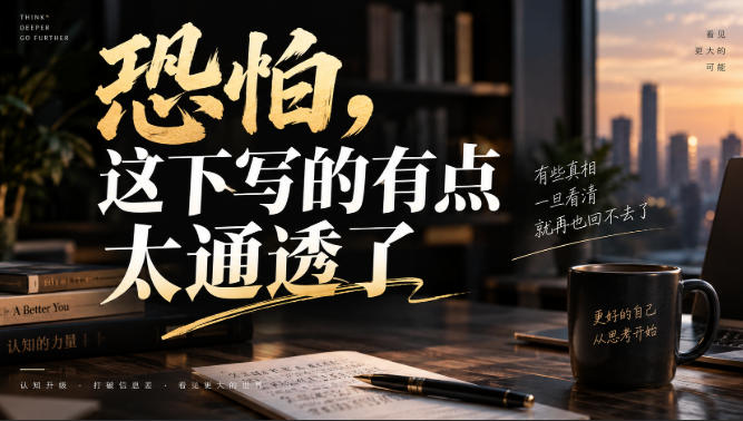 灏泽叔最新付费文章：恐怕，这下写的有点太通透了-weichuangqy