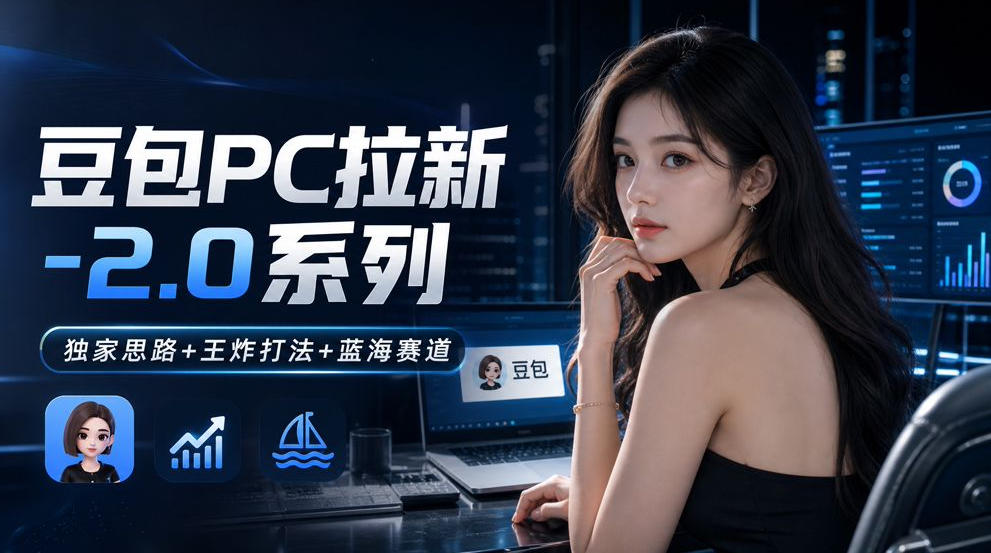 豆包PC拉新2.0系列-独家思路+王炸打法+蓝海赛道-weichuangqy