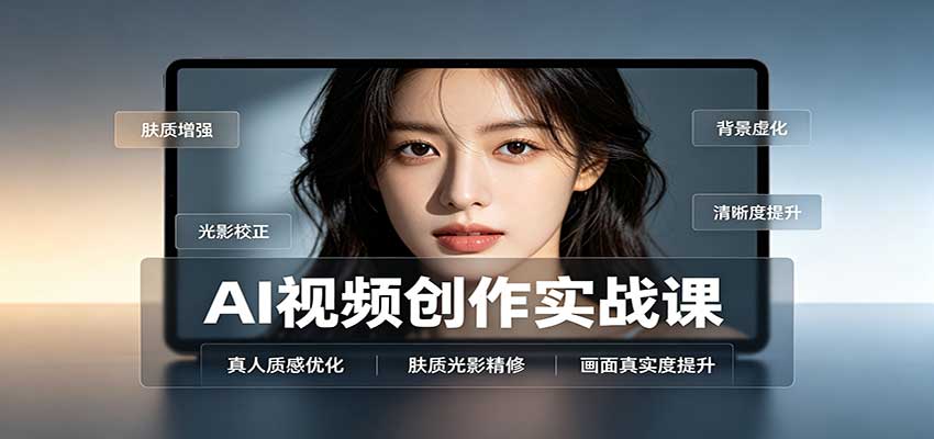 AI视频创作实战课：人物面部情绪调试，真人质感优化，提示词模板与变现方向-weichuangqy