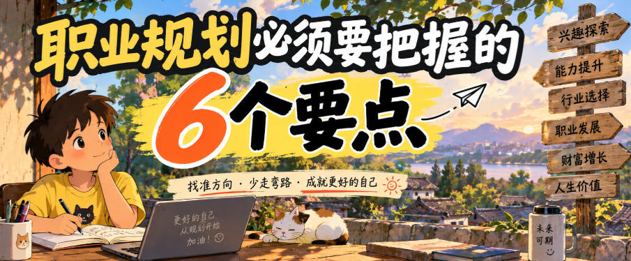 付费文章：职业规划必须要把握的6个要点-weichuangqy