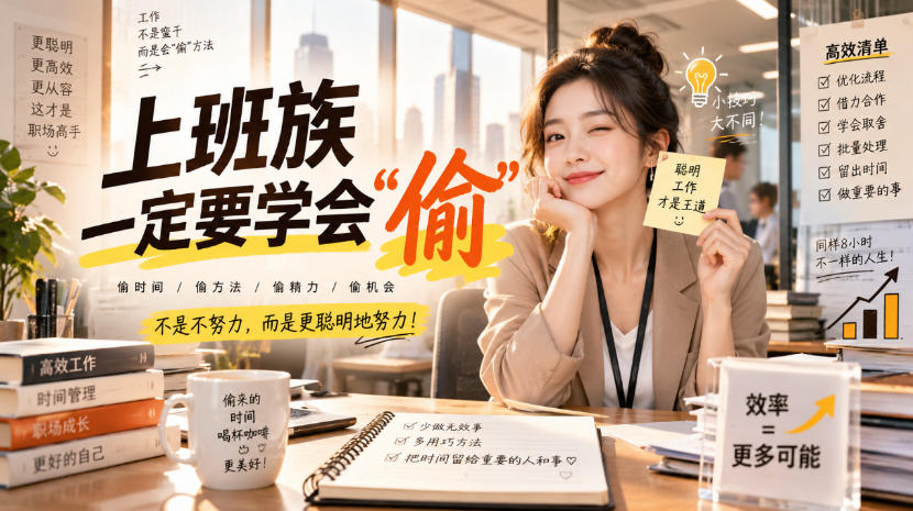 某社群精选付费文：上班族一定要学会“偷“-weichuangqy