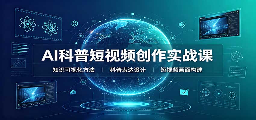 AI科普短视频创作实战课：配套要点文档，文案与视频提示词模板教学-weichuangqy
