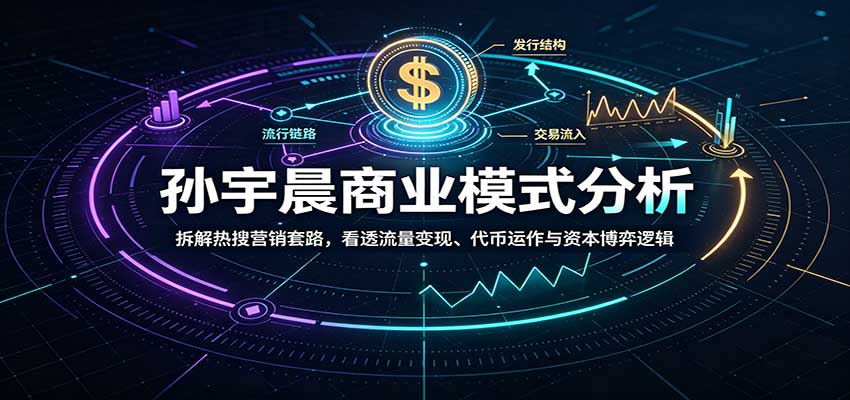 孙宇晨商业模式分析：拆解热搜营销套路，看透流量变现、代币运作与资本博弈逻辑-weichuangqy