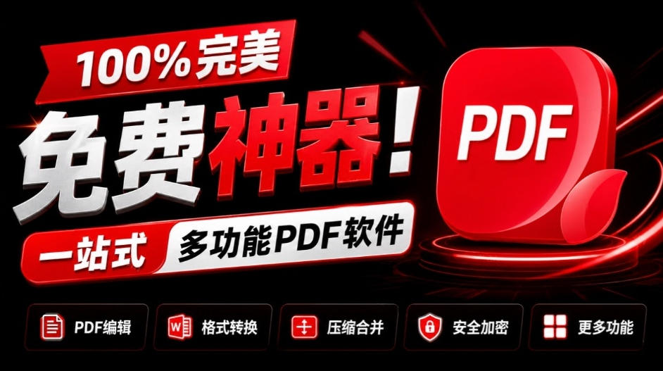 100%完美免费神器！一站式多功能PDF软件，支持PDF格式转换压缩编辑等，简约无广告，太Nice了JOPDF-weichuangqy