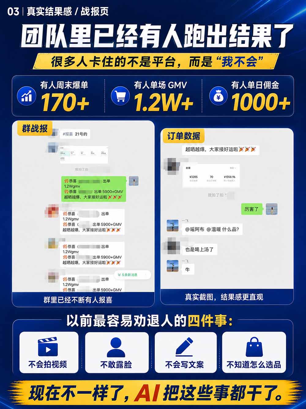 图片[5]-2026视频号AI爆品带货训练营-9月开课｜不露脸不直播，AI做视频发视频号，有人下单，你赚佣金，轻松单日佣金1000+-weichuangqy