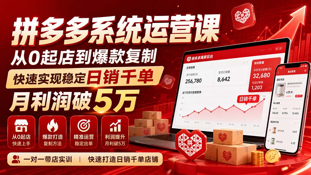 拼多多系统运营课-无水印(更新9月-weichuangqy