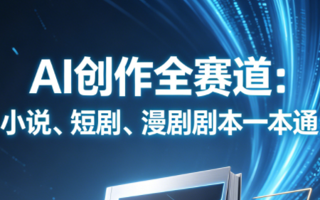AI创作全赛道：小说、短剧、漫剧剧本一本通(更新9月)-weichuangqy