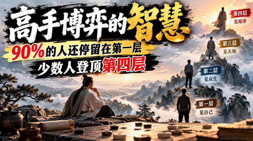 付费文章：高手博弈的智慧，90%的人还停留在第一层，少数人登顶第四层-weichuangqy