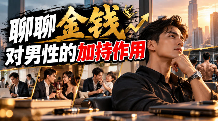 某公众号付费文章：聊聊金钱对男性的加持作用-weichuangqy